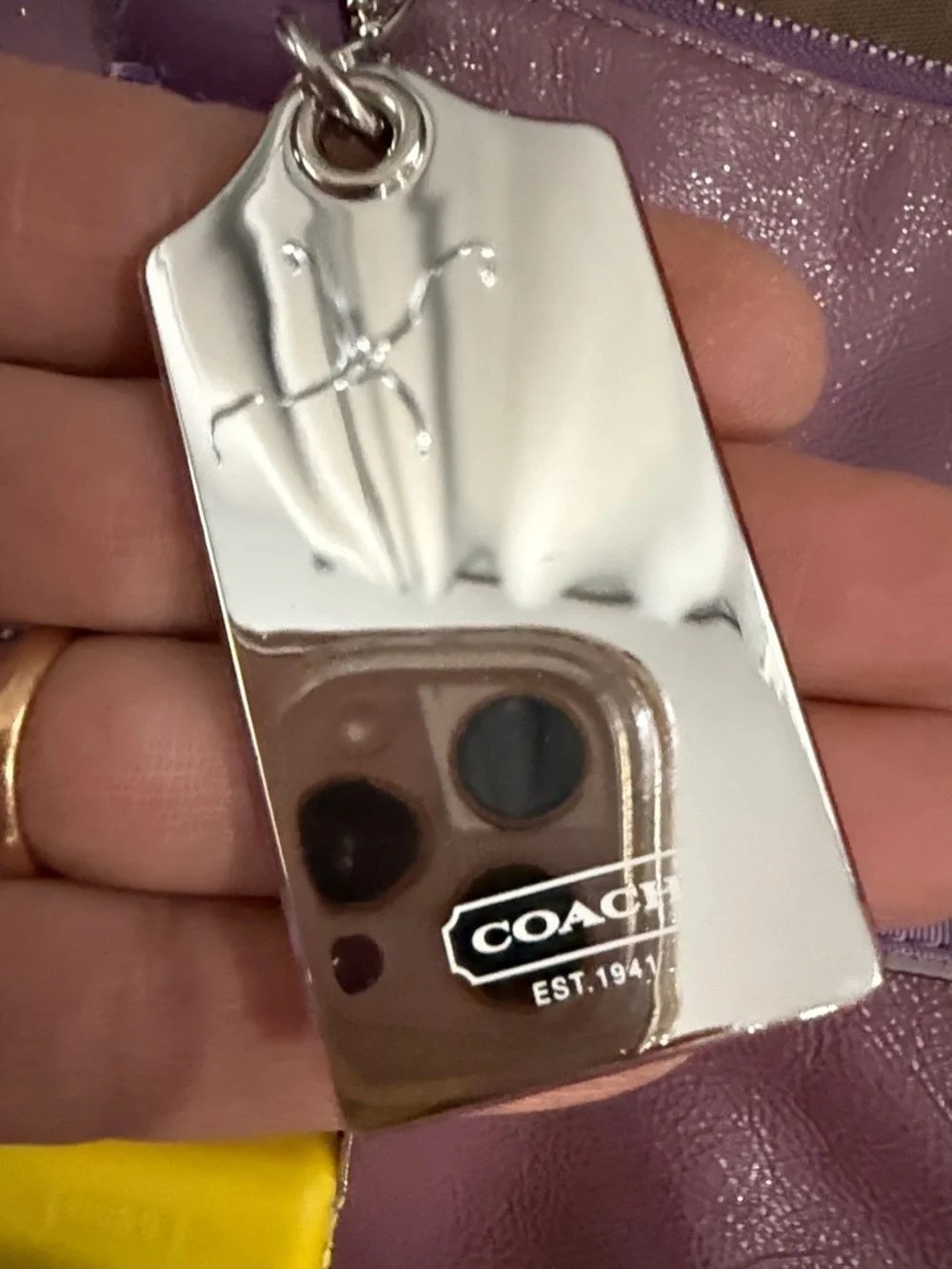 COACH POPPY Purple Women’s Tote Bag - Designer Style - Picture 10 of 17